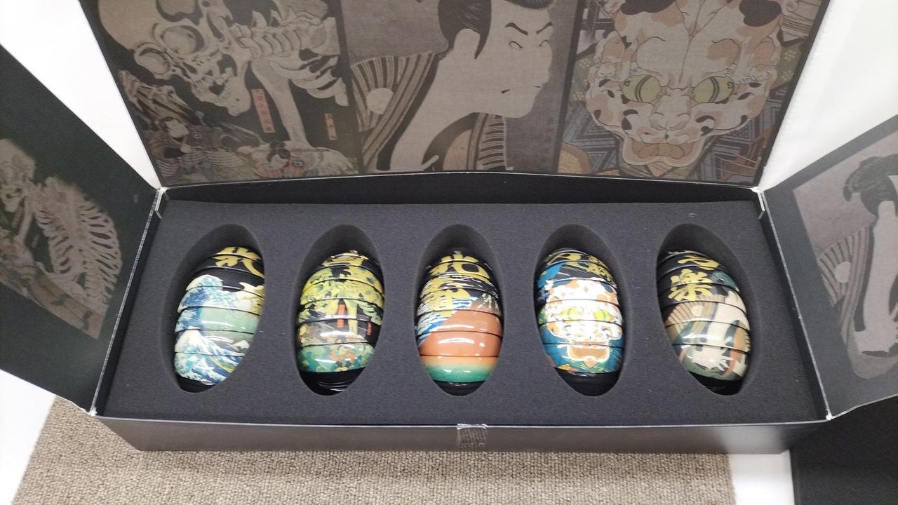 BUGARTS コレクション 浮世絵 ダンゴムシ 5個セット 北斎 写楽 国芳