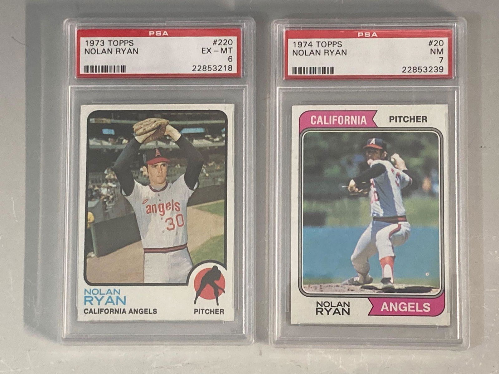 1974 Topps NOLAN RYAN PSA 8 ビンテージ MLB