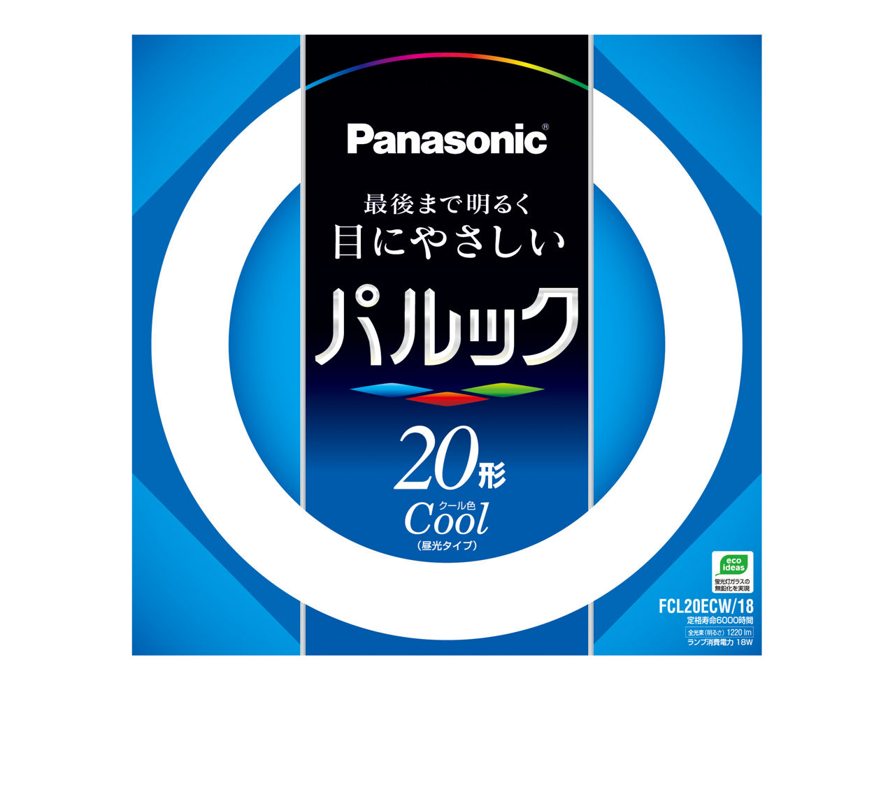 概要 パルック蛍光灯 20形 クール色 FCL20ECW18 | LED電球・蛍光灯
