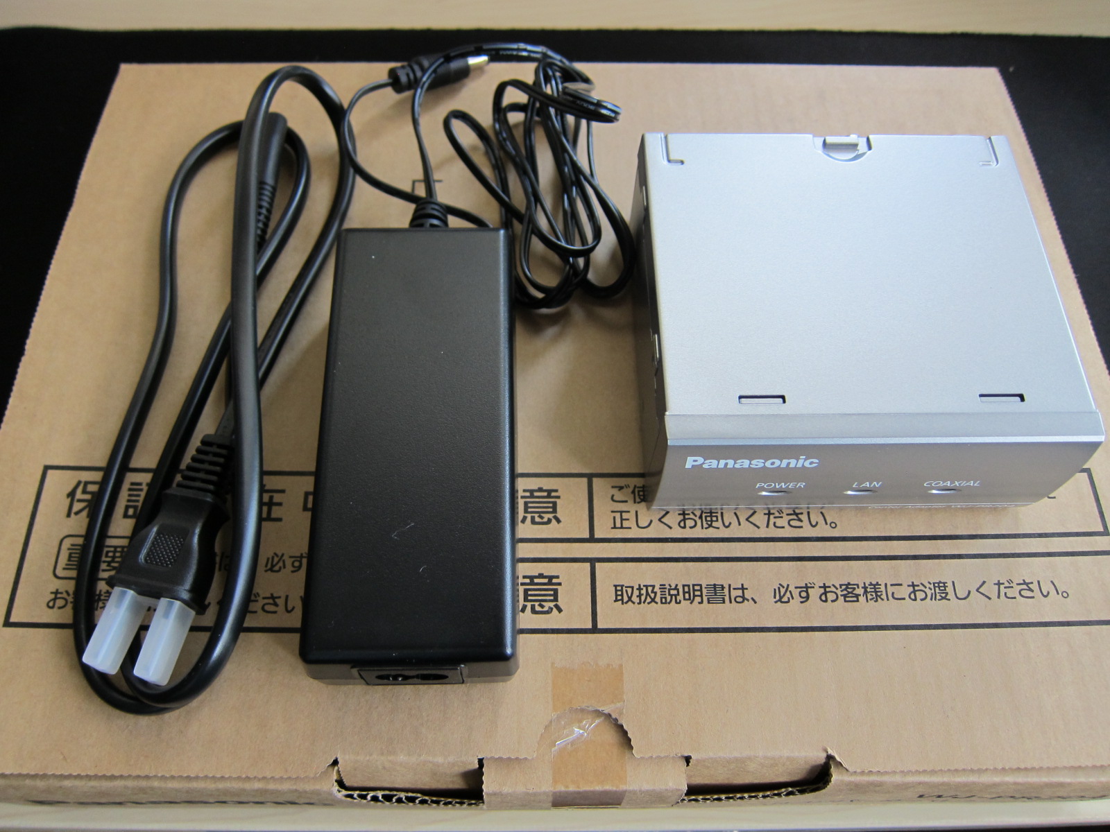 同軸-LANコンバーター WJ-PR204/WJ-PR201/WJ-PC200 を使ってみました