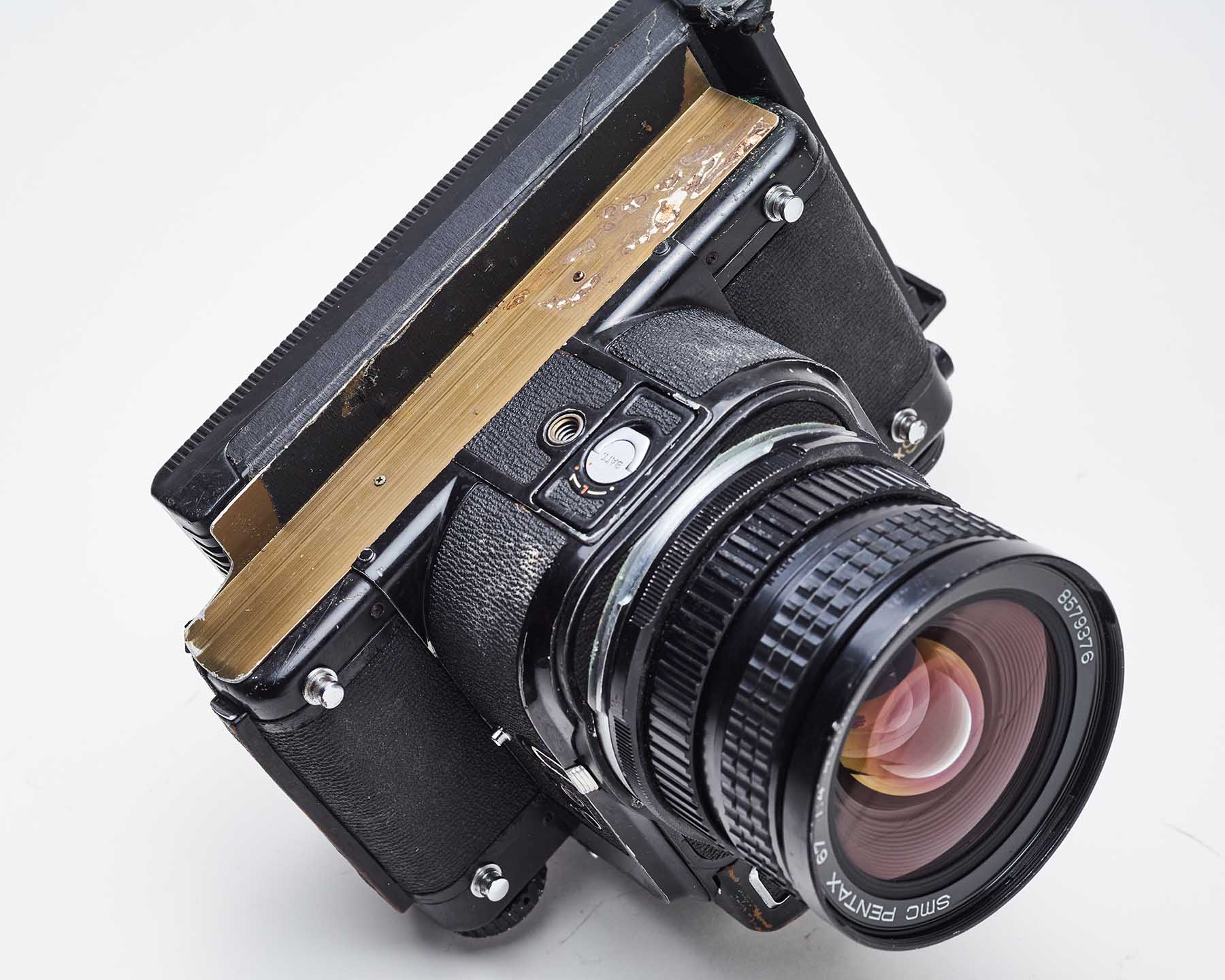 PENTAX67 ポラロイド改造 Bodyを見せてあげる（こんなんでよければ、お