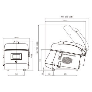 トスパック ホットパック対応型 HVP-382N | レンタル真空包装機の専門