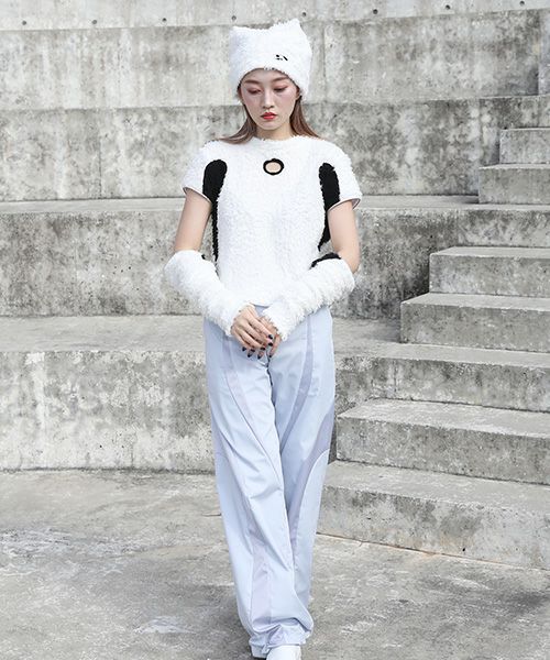 chloma クロマ パイルファーリーキャップ[22AG3/WHITE]