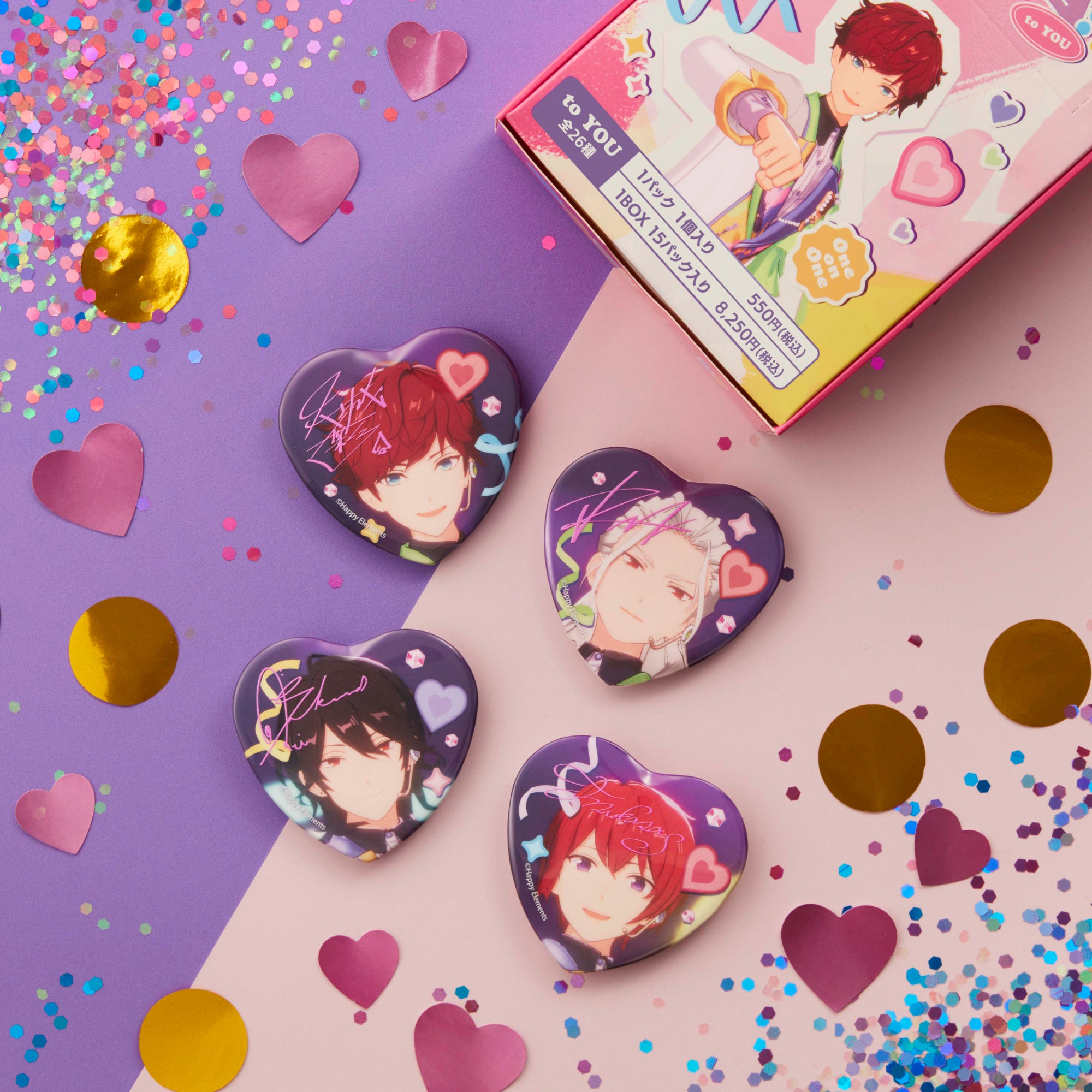 あんスタ 漣ジュン Eden とるパカ ハート缶バッジ ジュン 2025年最新