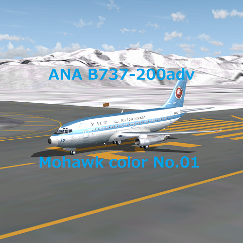 懐かしいモヒカンルックのANA B737-200Adv | ぴーぶっく