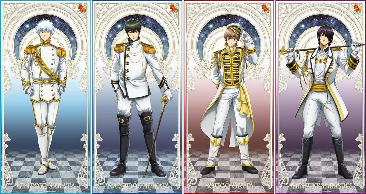 銀魂 坂田銀時＆高杉晋助(銀河侍伝説Ver.) アクリルスタンドセット