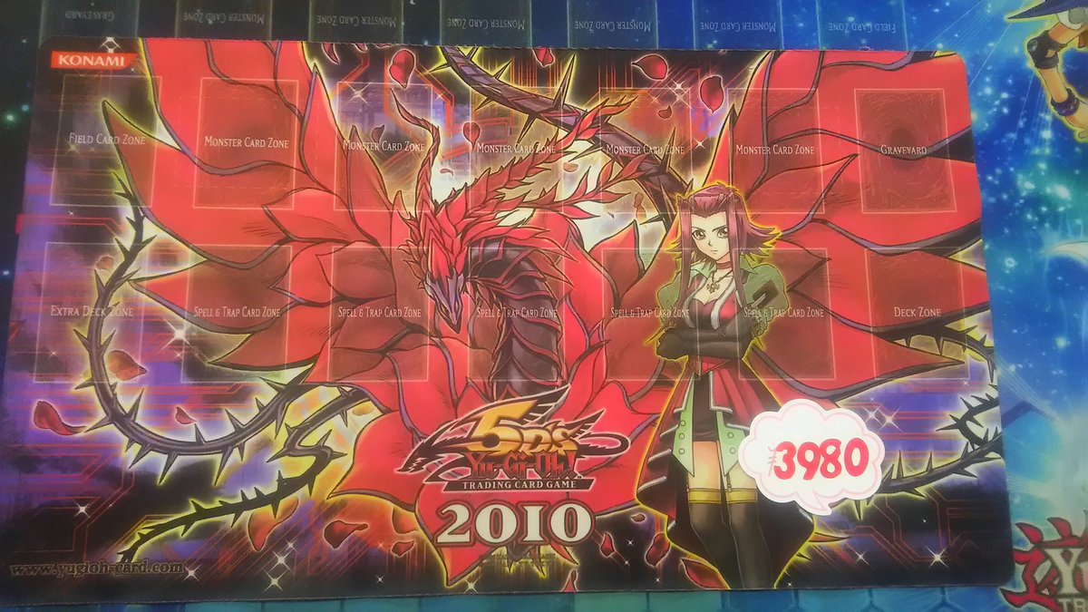 ブラックローズドラゴン プレイマット 韓国 世界24枚 未使用 プレイ