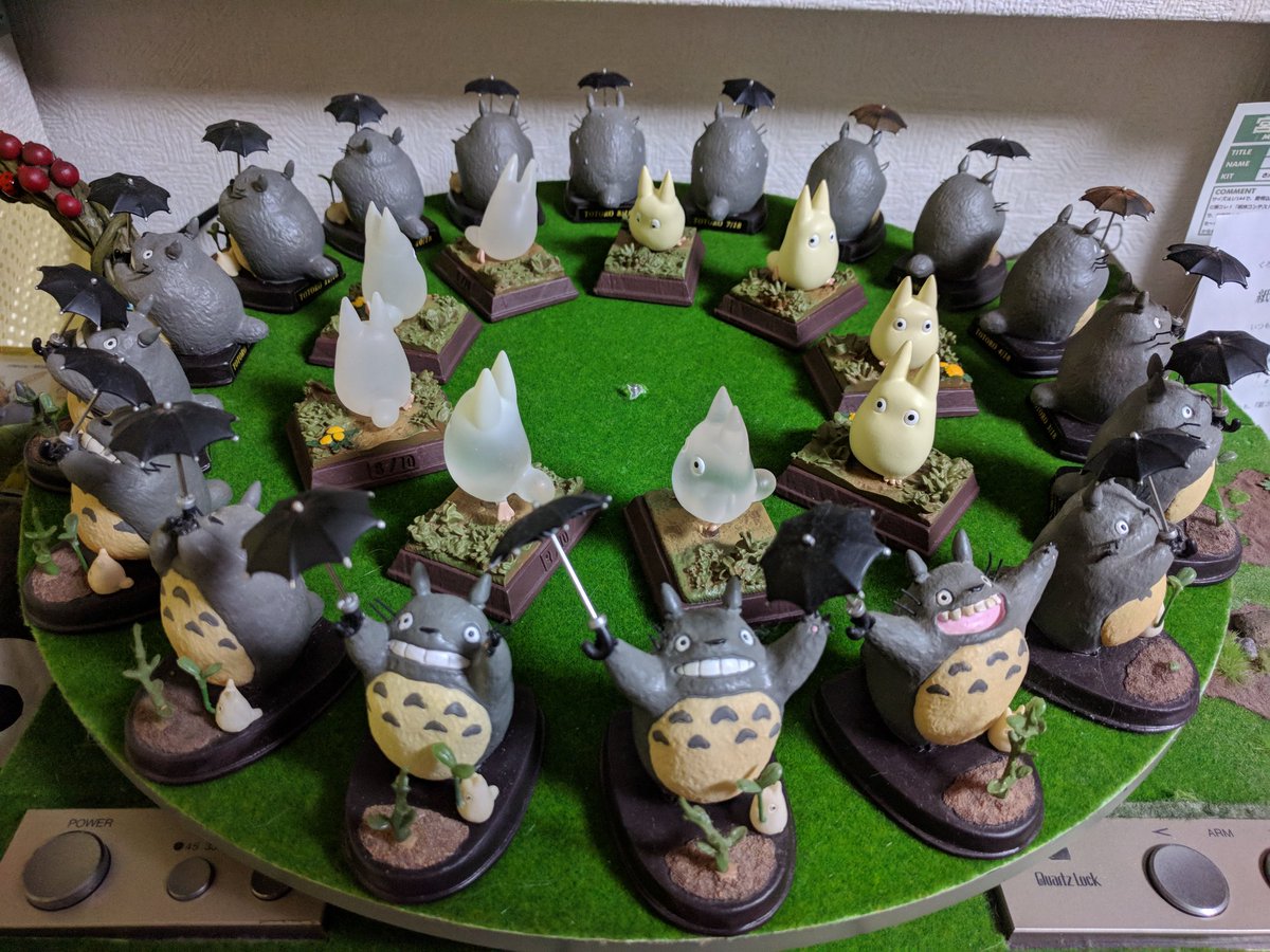 スタジオジブリ トトロ 1/10コマ撮りコレクション 小トトロ 希少 1/10