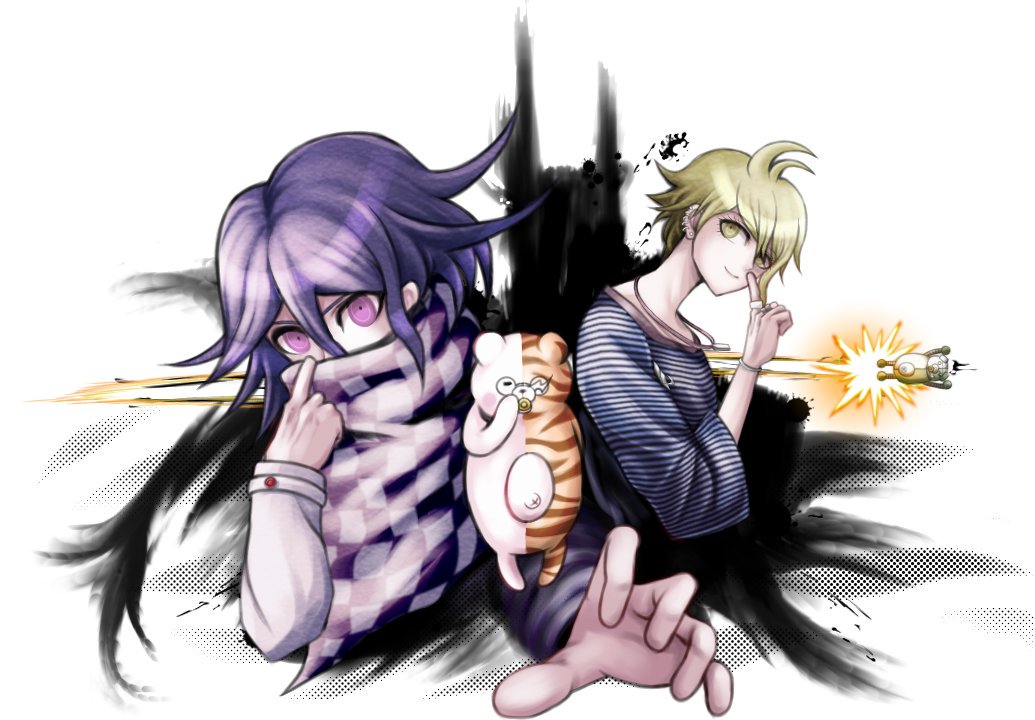 ニューダンガンロンパV3のAmazon予約特典描き下ろしラフ画の完成