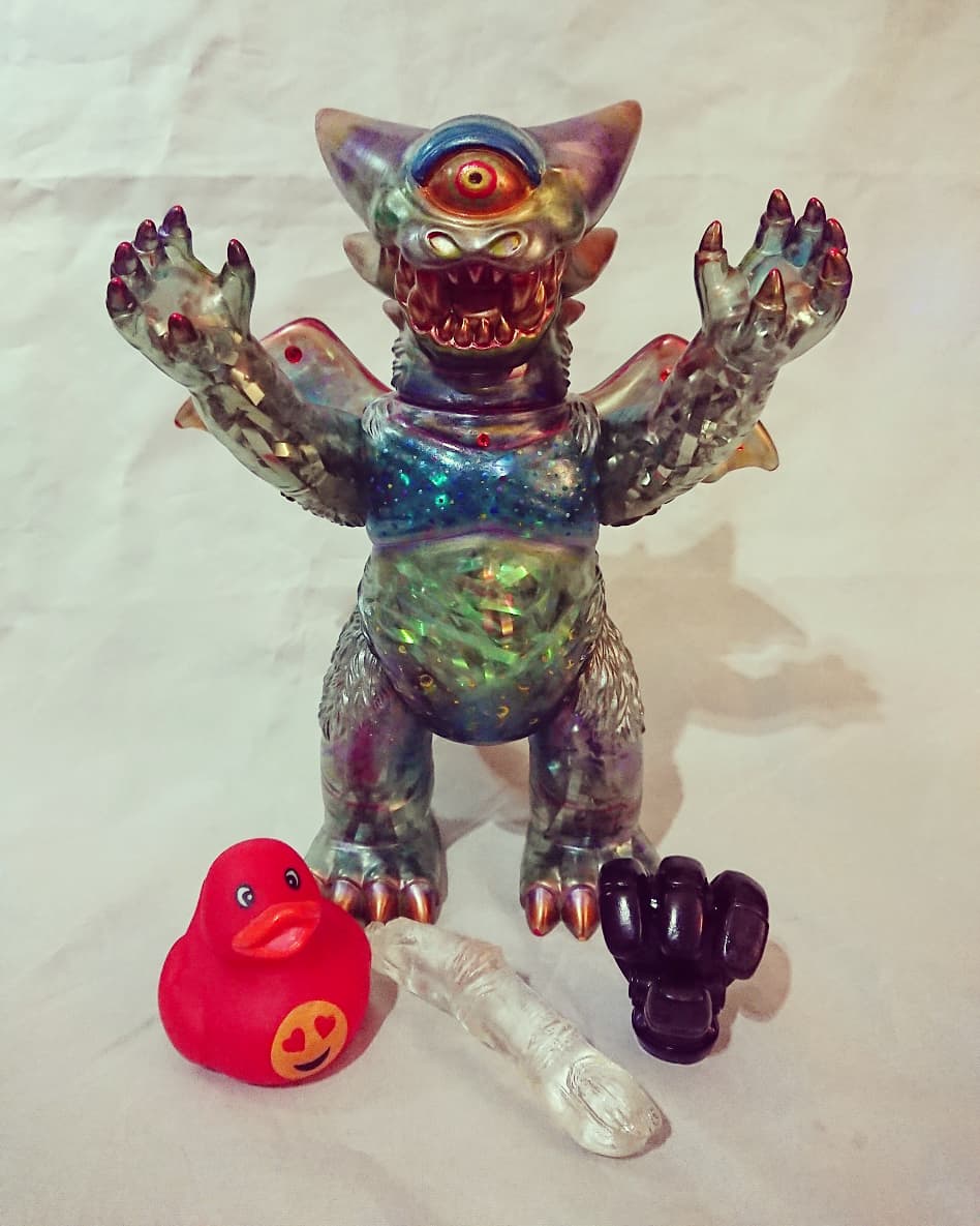 ガーガメル メカザゴラン ソフビ 開封品 GARGAMEL 蓄光