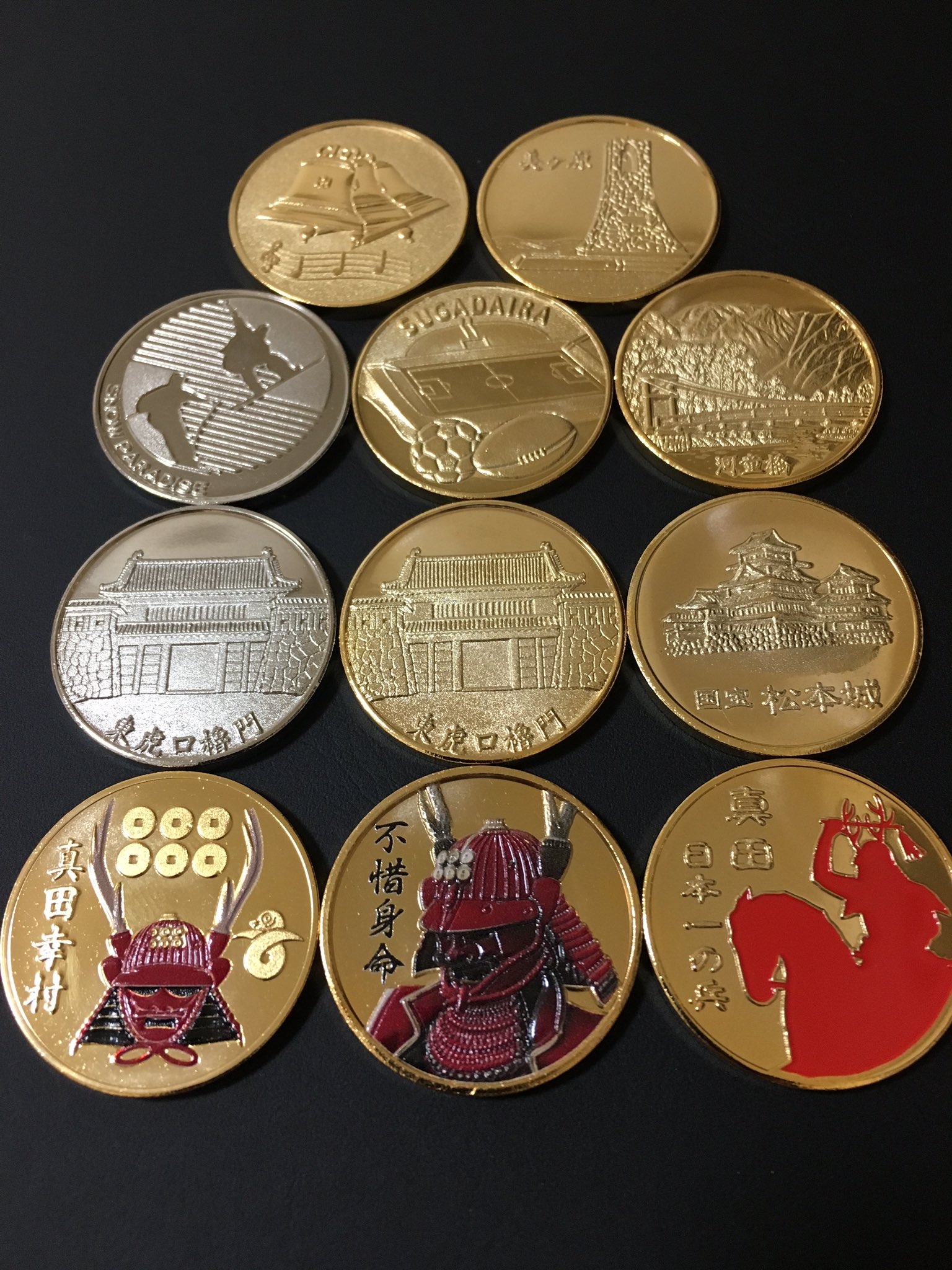 100名城☆城☆コンプリート☆記念メダル☆茶平工業