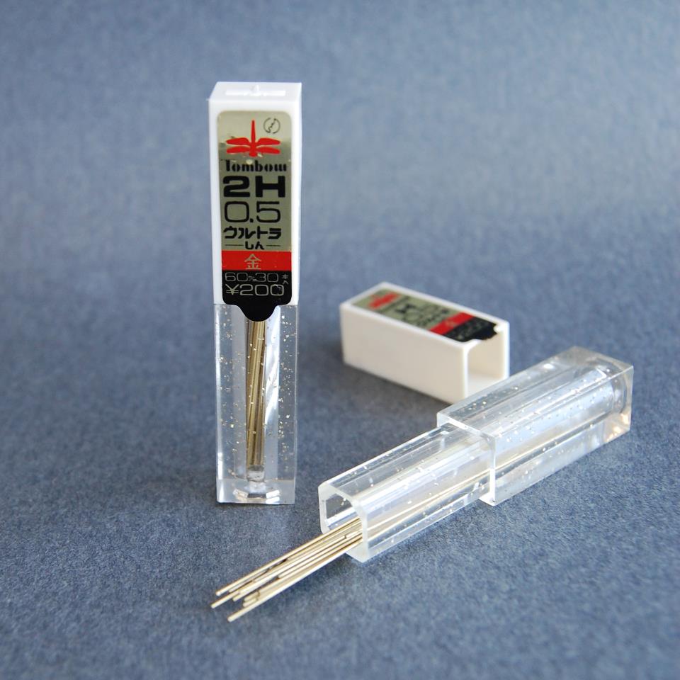 トンボ文房具伝 その8！1975年発売「ウルトラしん 金」🥇当時金色芯が