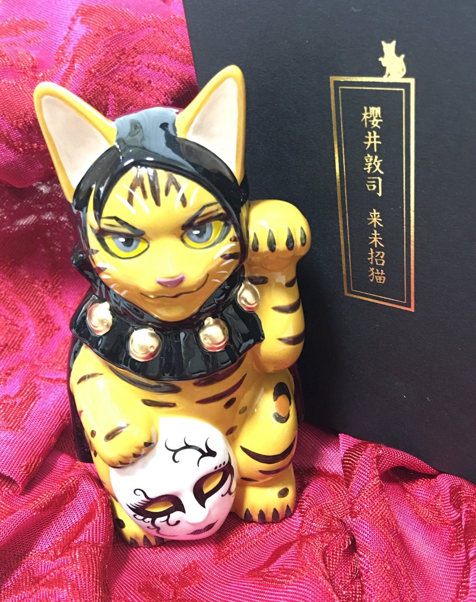 櫻井敦司 招き猫 「未来招猫」 Buck-Tick 櫻井敦司 限定招き猫(完全未