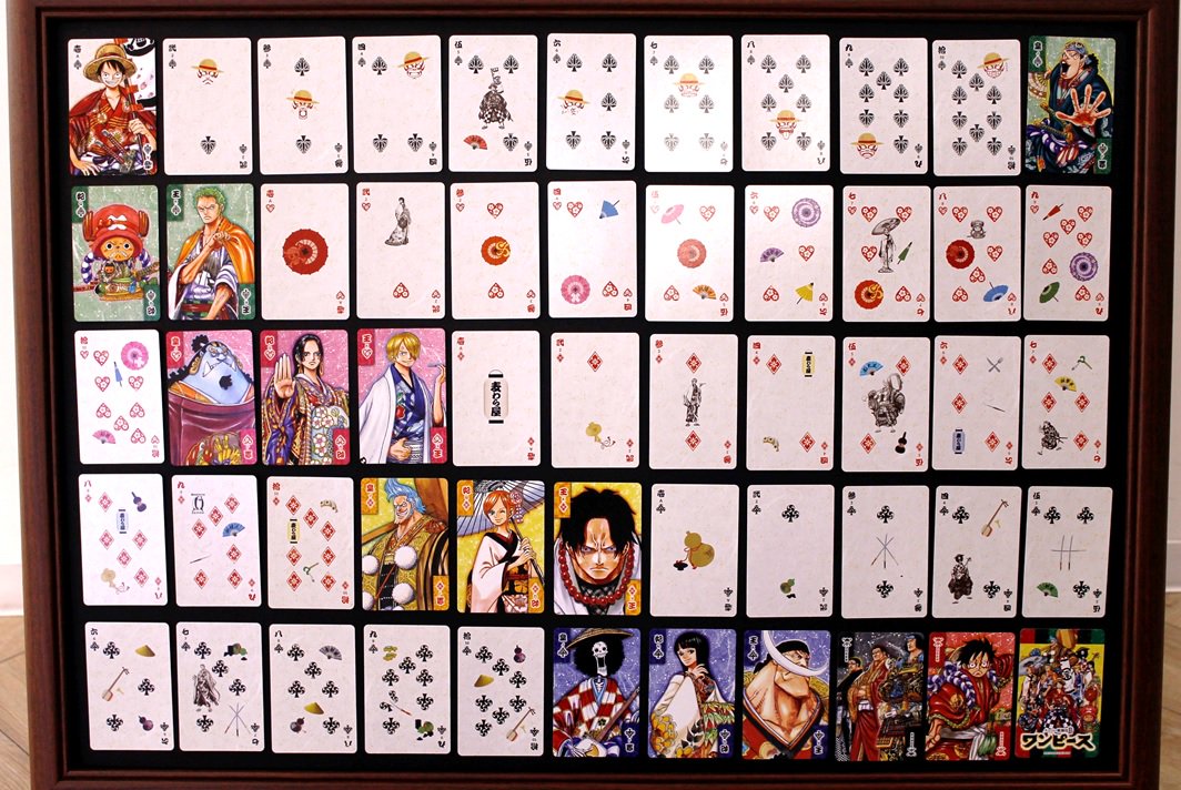 おすすめ】原画商品 歌舞伎トランプ 1,389円+税 好評発売中！ #麦わら