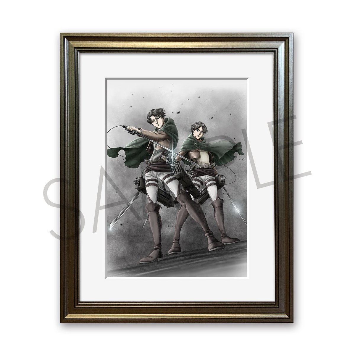 進撃の巨人複製原画 A賞「複製原画」（c）諫山創・講談社／「進撃の