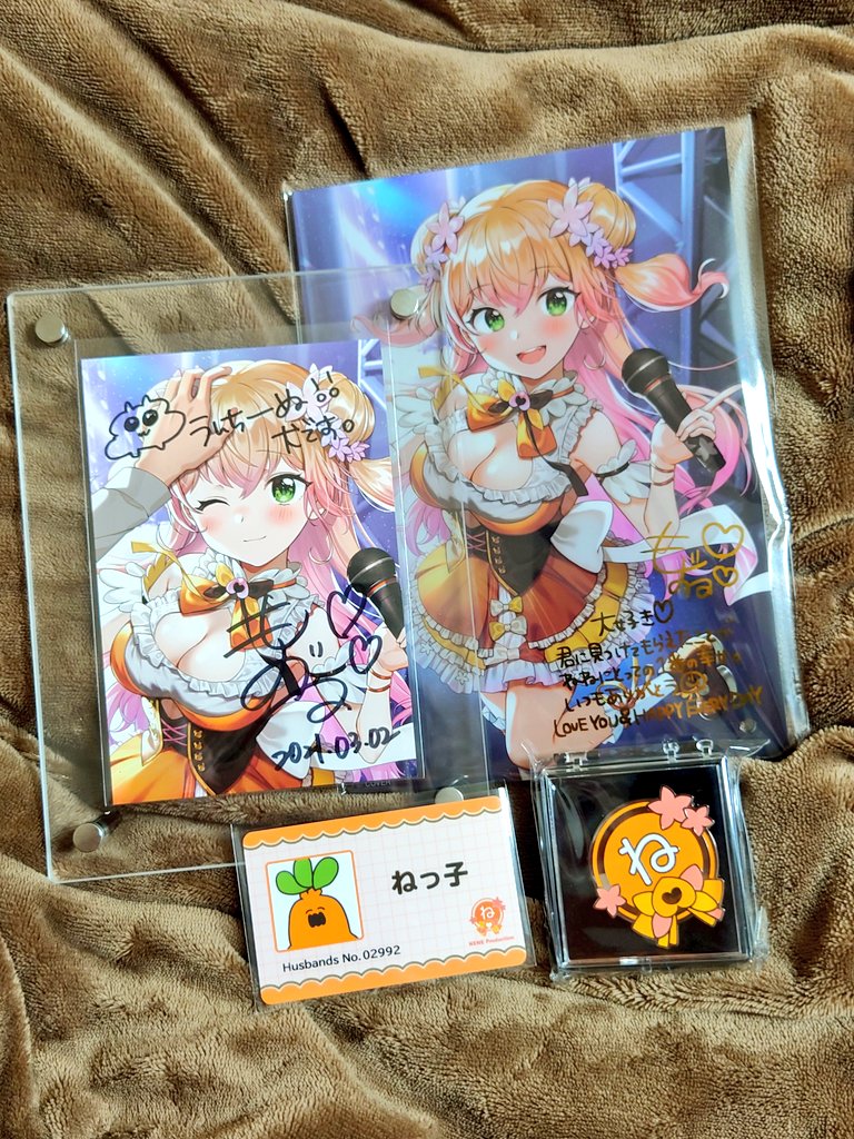 ヴァイスシュヴァルツ ホロライブ 桃鈴ねね SSP サイン ねねち SSP