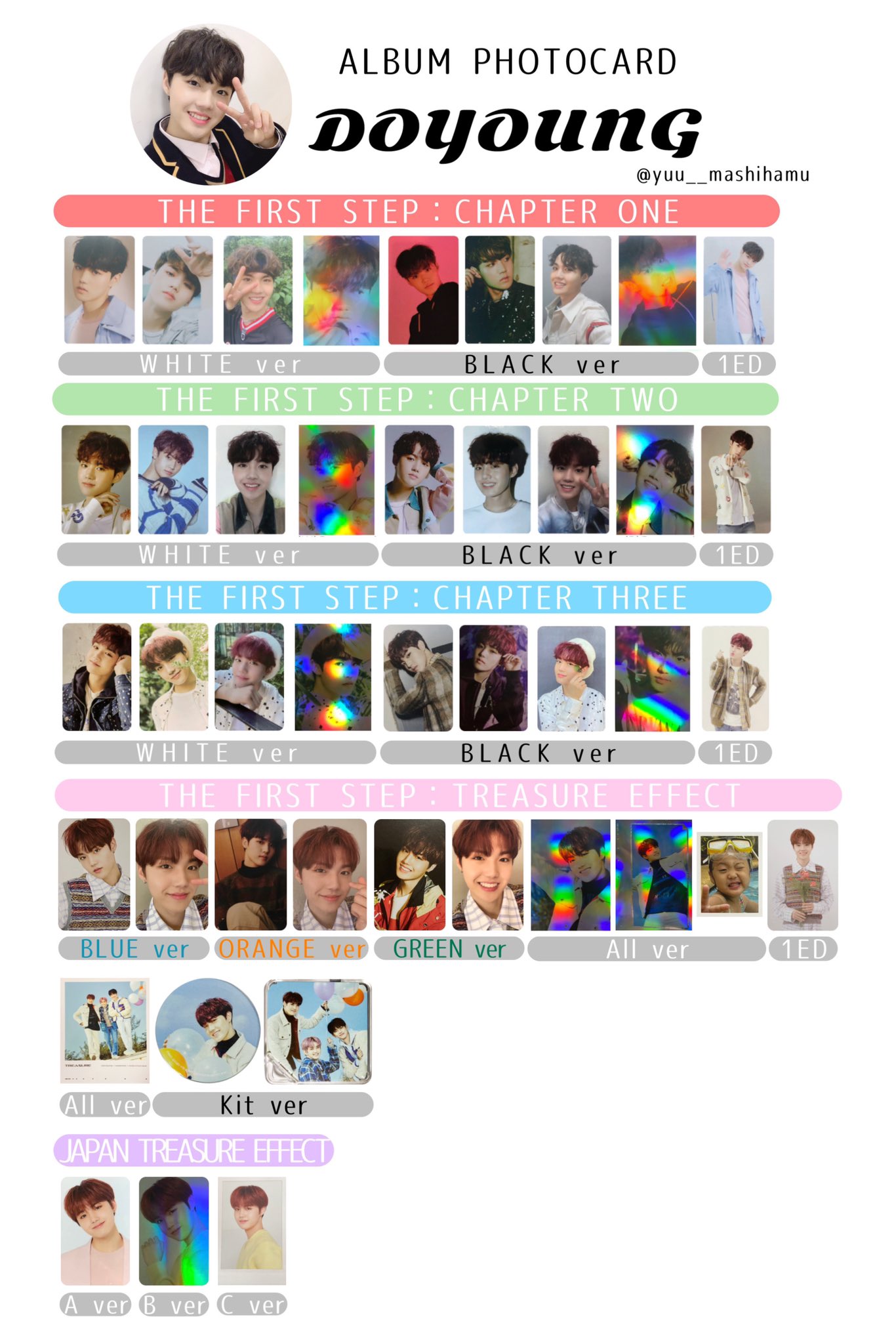 TREASURE ドヨン トレカ まとめ売り