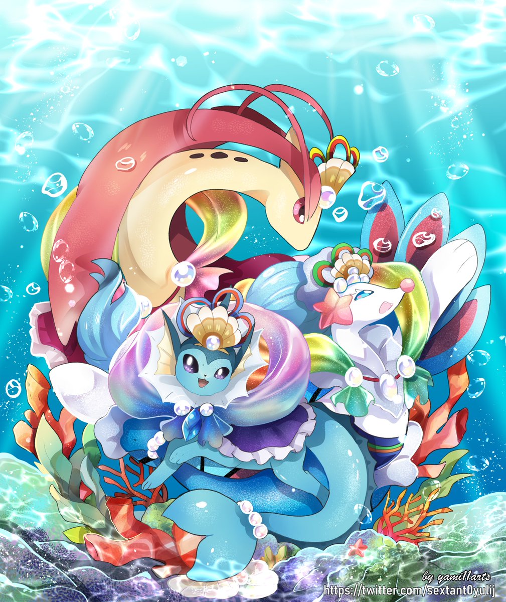 ポケモン Oceanic Operetta アシレーヌ シャワーズ ミロカロス