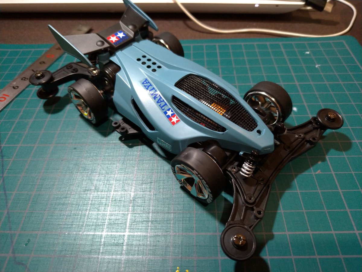 ミニ四駆 デュアルリッジ jr完成品 FM-A カスタム 未走行車 ミニ四駆