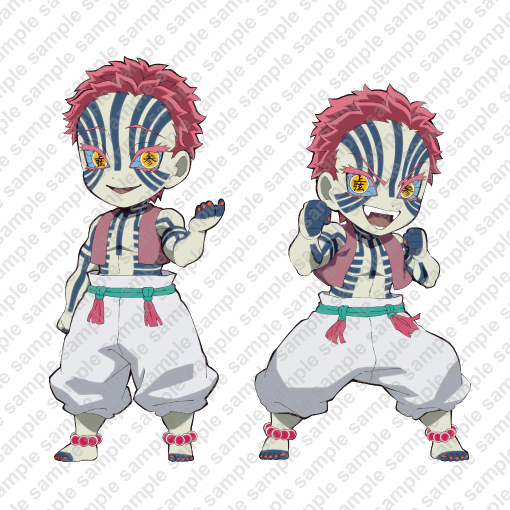 鬼滅の刃 猗窩座(あかざ) アートパネル 額装品 ufotable 公式ufotable