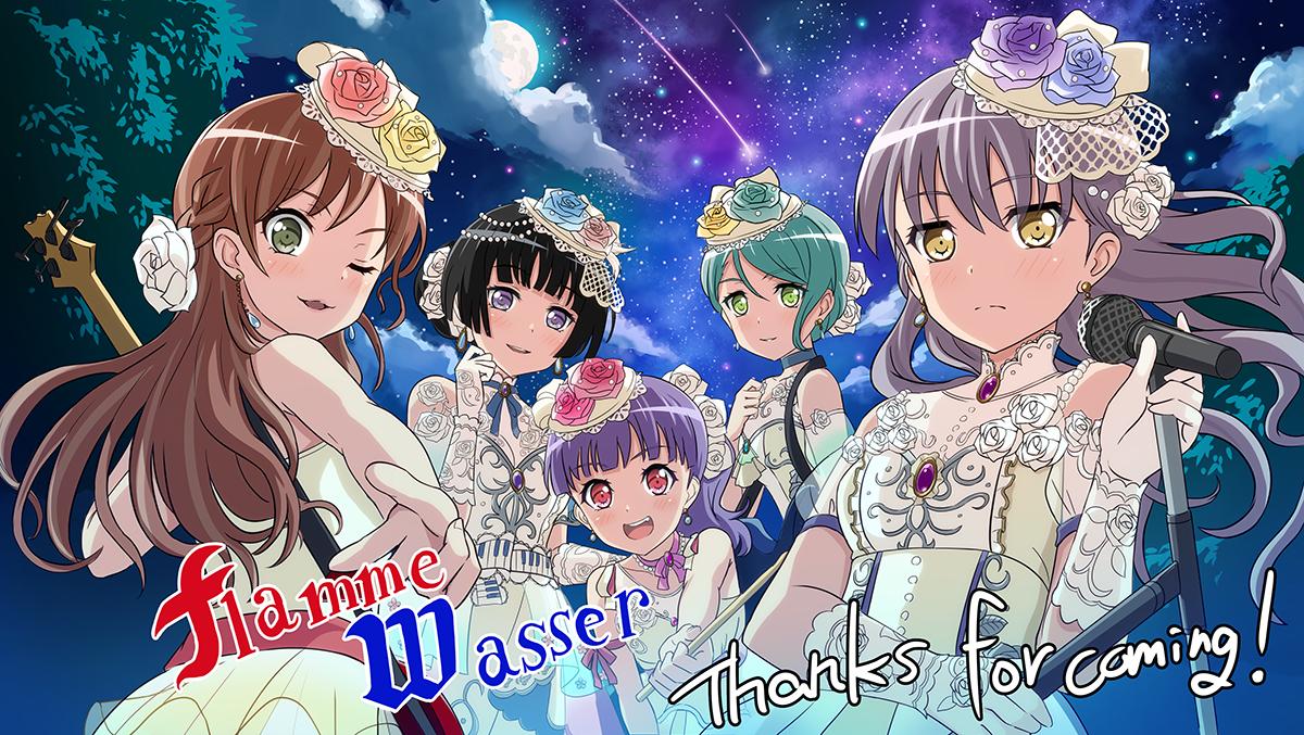 バンドリ Roselia Flamme Wasser 氷川紗夜 缶バッジ 未開封 バンドリ