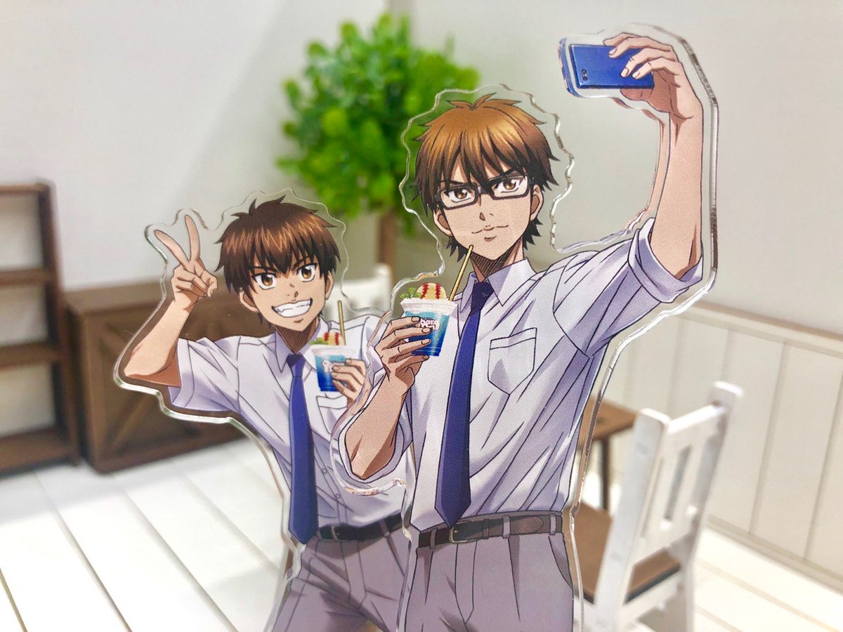 ダイヤのA コラボカフェ本舗 アクスタ 沢村 ダイヤのA actⅡ