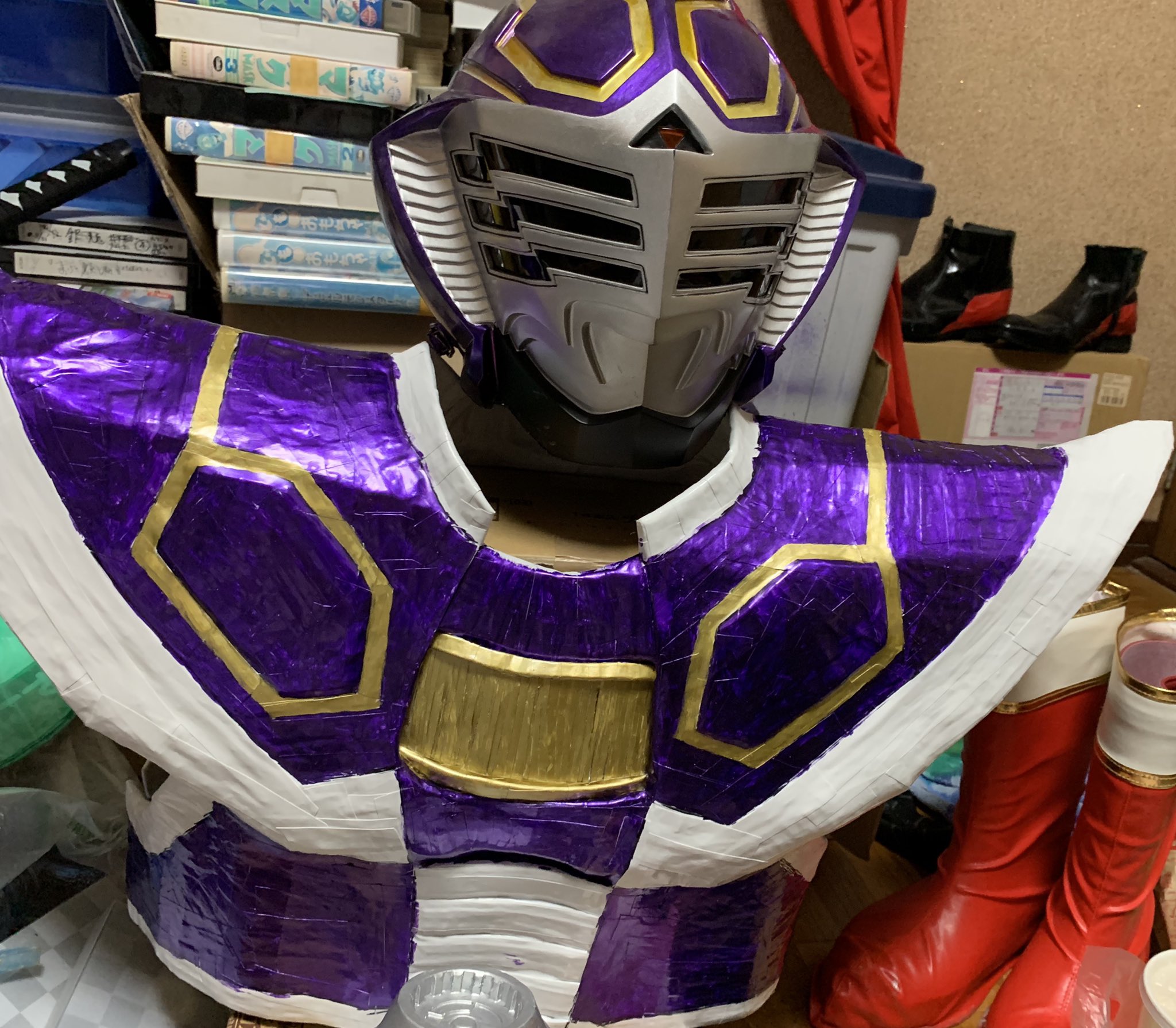 仮面ライダー王蛇 コスプレ用一体型スーツ（塗装済完成品・光硬化レジン