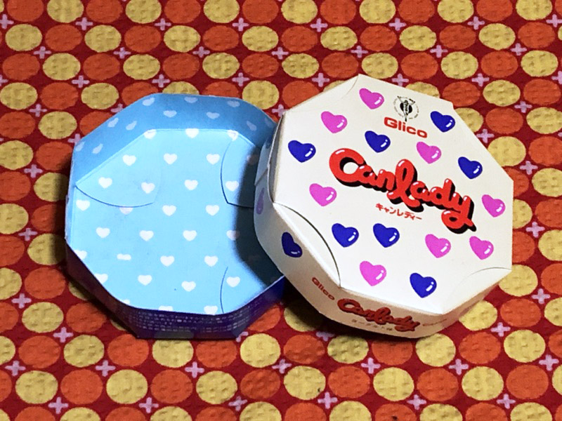 1980年代発売のグリコキャンレディーヨーグルト味のパッケージ☆この八