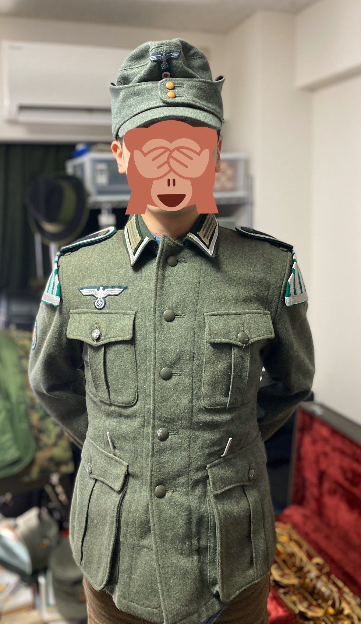 ドイツ国防軍 ドイツ国防軍 大佐 M36野戦服 レプリカ 野戦憲兵科 M36将