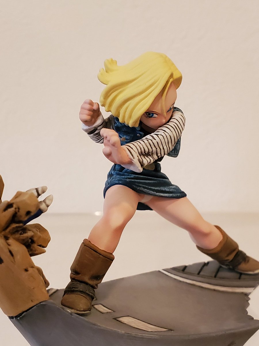 ドラゴンボール 人造人間18号 武士 フィギュア ガレージキット 塗装