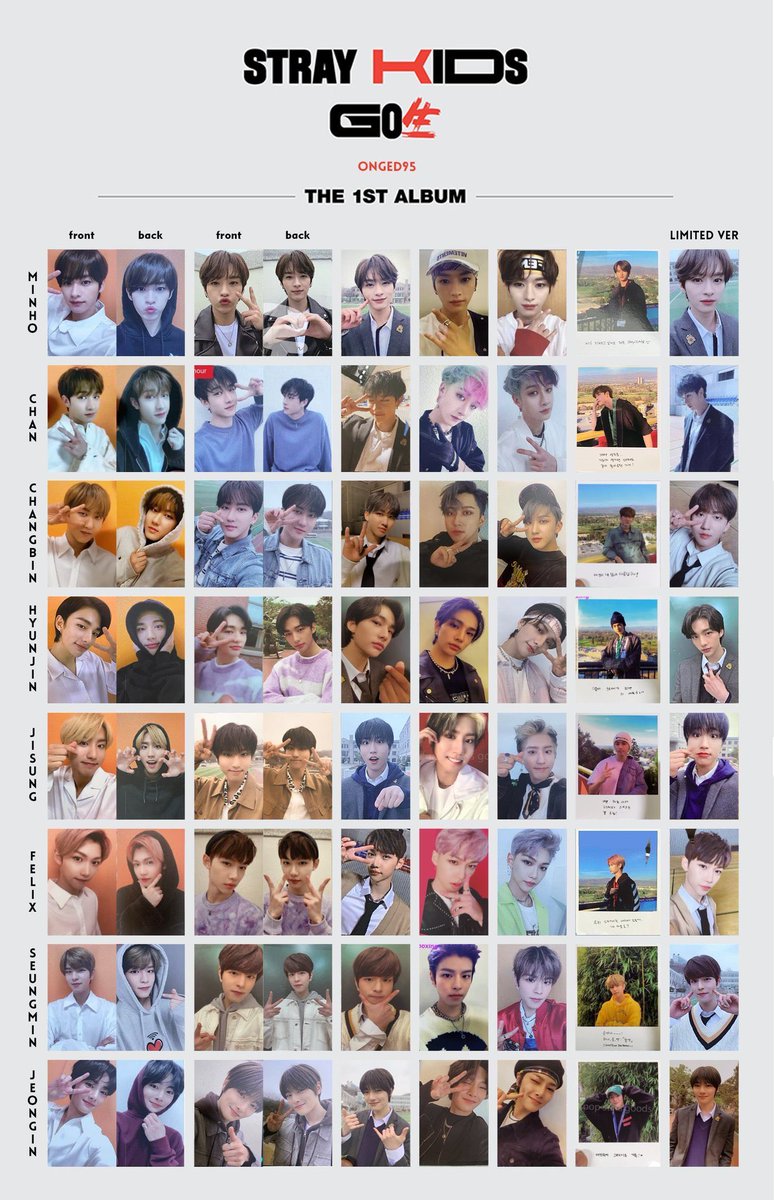 StrayKids リノ GO生 スミン トレカ stray kids GO生 リノ 限定トレカ