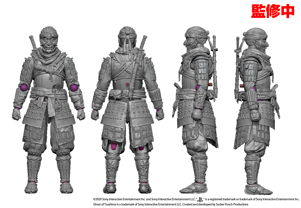 Ghost of Tsushima」のfigmaフィギュアが発売決定！キャラクターを忠実