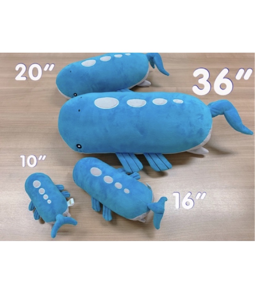 タグ付き】ポケモンセンター ホエルオーぬいぐるみ1/10サイズ ポケモン