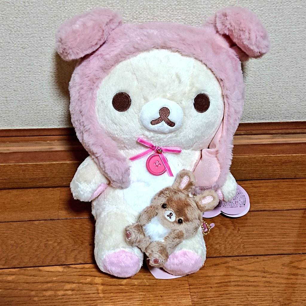 コリラックマ ぴょこぴょこぬいぐるみ（M）（コリラックマとうさぎ