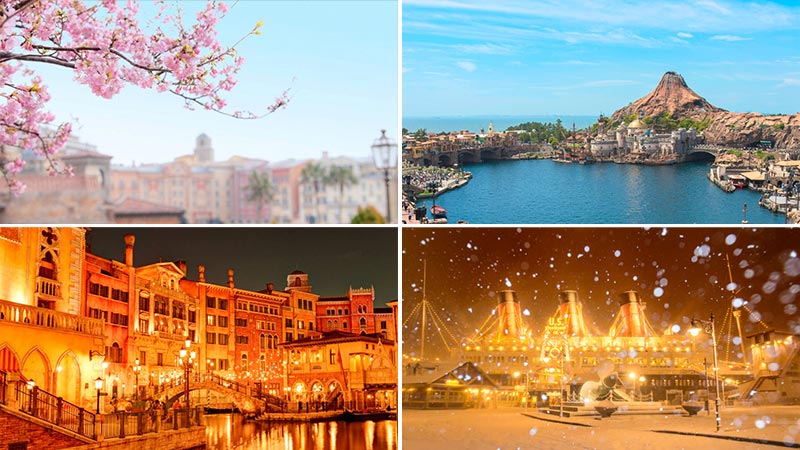 希少】東京ディズニーシー パノラマ風景画 ディズニーリゾート物語