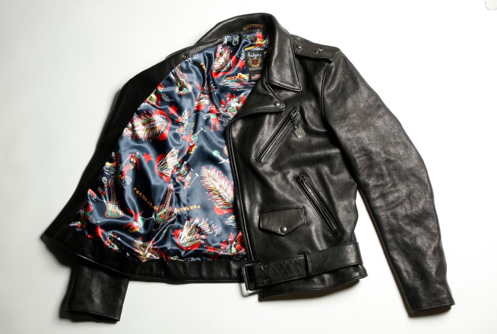 BATSU【新品】SCHOTT×ポルノグラフィティ ダブルライダース アメリカの