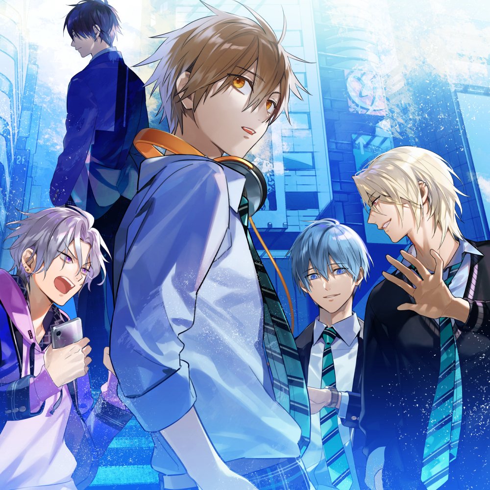 アニメキャラクター イラスト 青色 ソトゥミサ放送局 ｜ Z/X