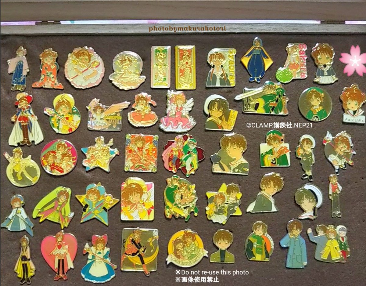 🌸さくらピンズ🌸キャラクターピンバッジ。第1弾から6弾まである(第2弾