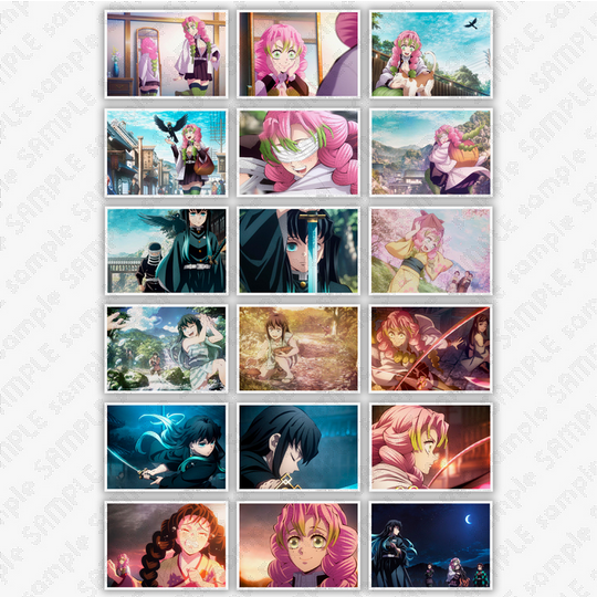 E*o様 鬼滅 安い ufotable 第3話 場面写 ブロマイド くじ 全17種 コ