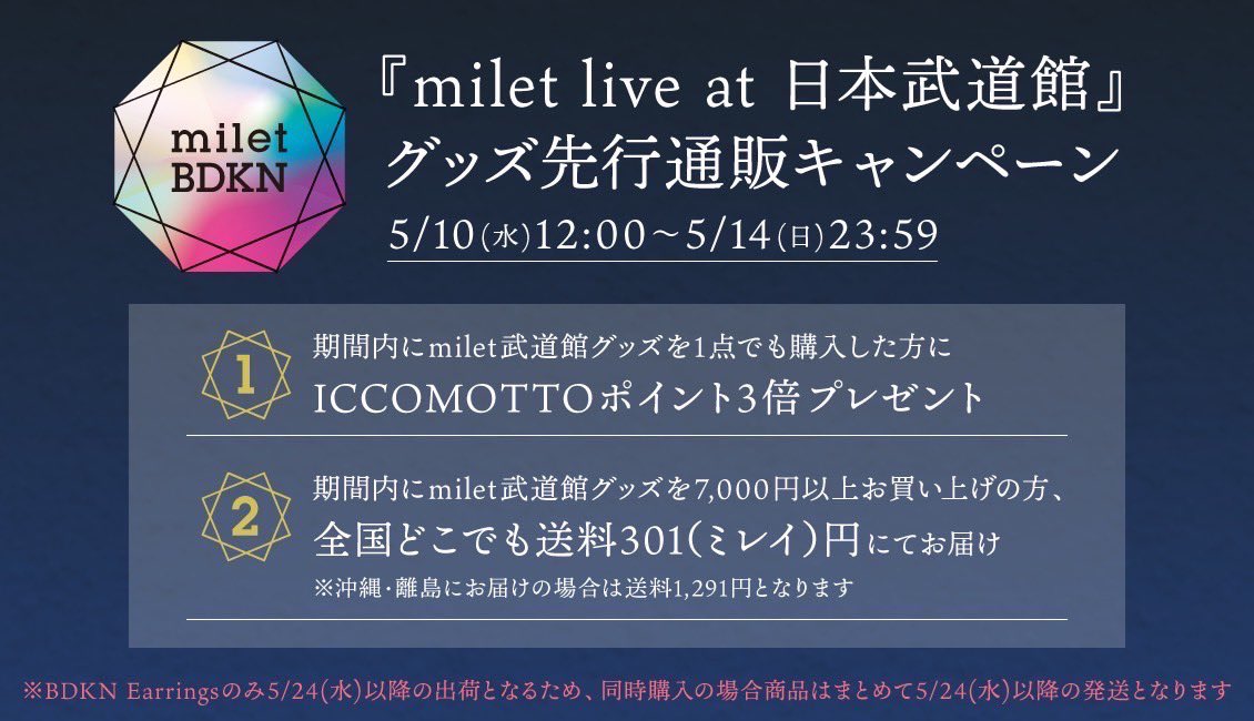 milet 武道館ランダムグッズ コンプリート7種+当たり milet 武道館
