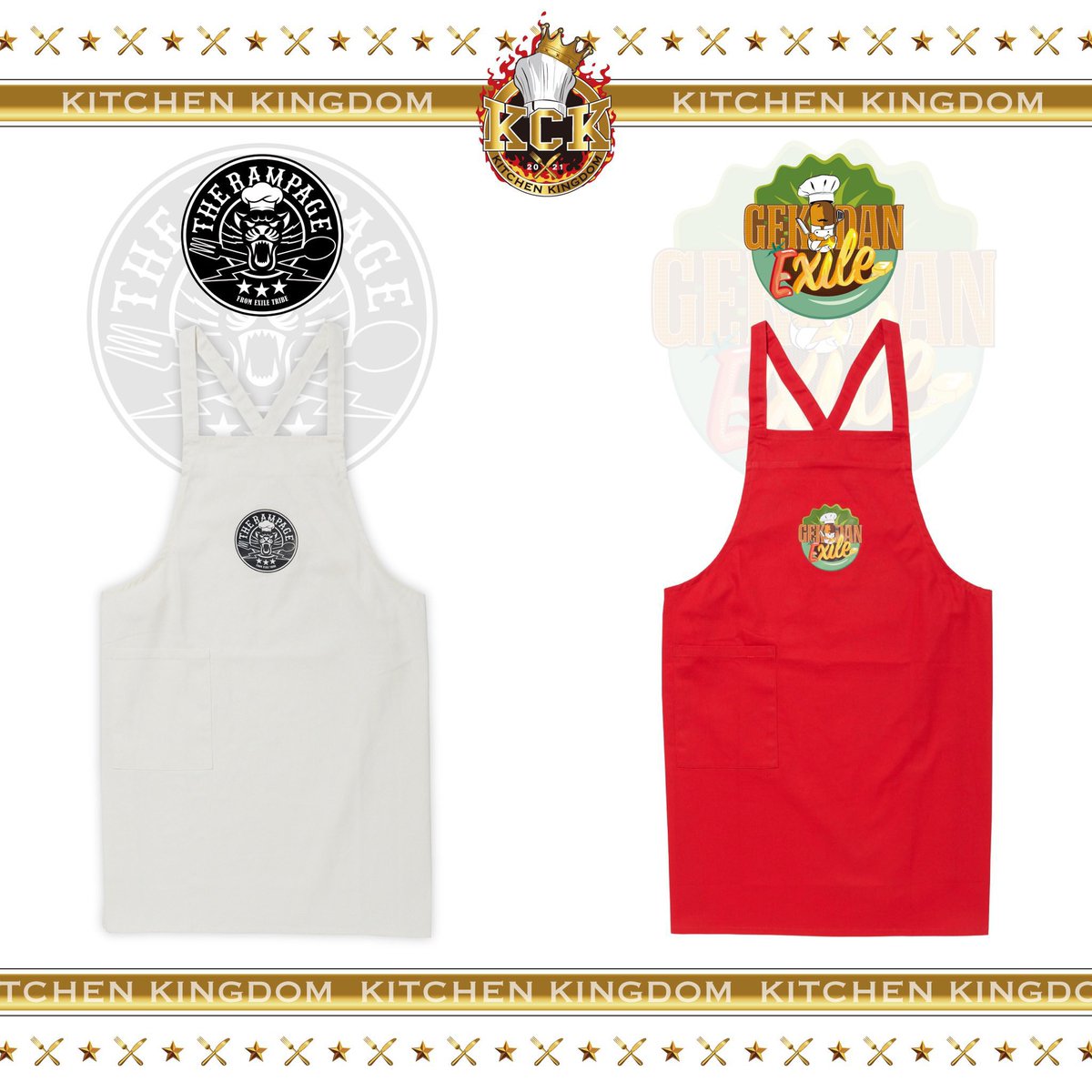 BALLISTIKBOYZ KITCHEN KINGDOM 受注エプロン BBZ BALLISTIKBOYZ