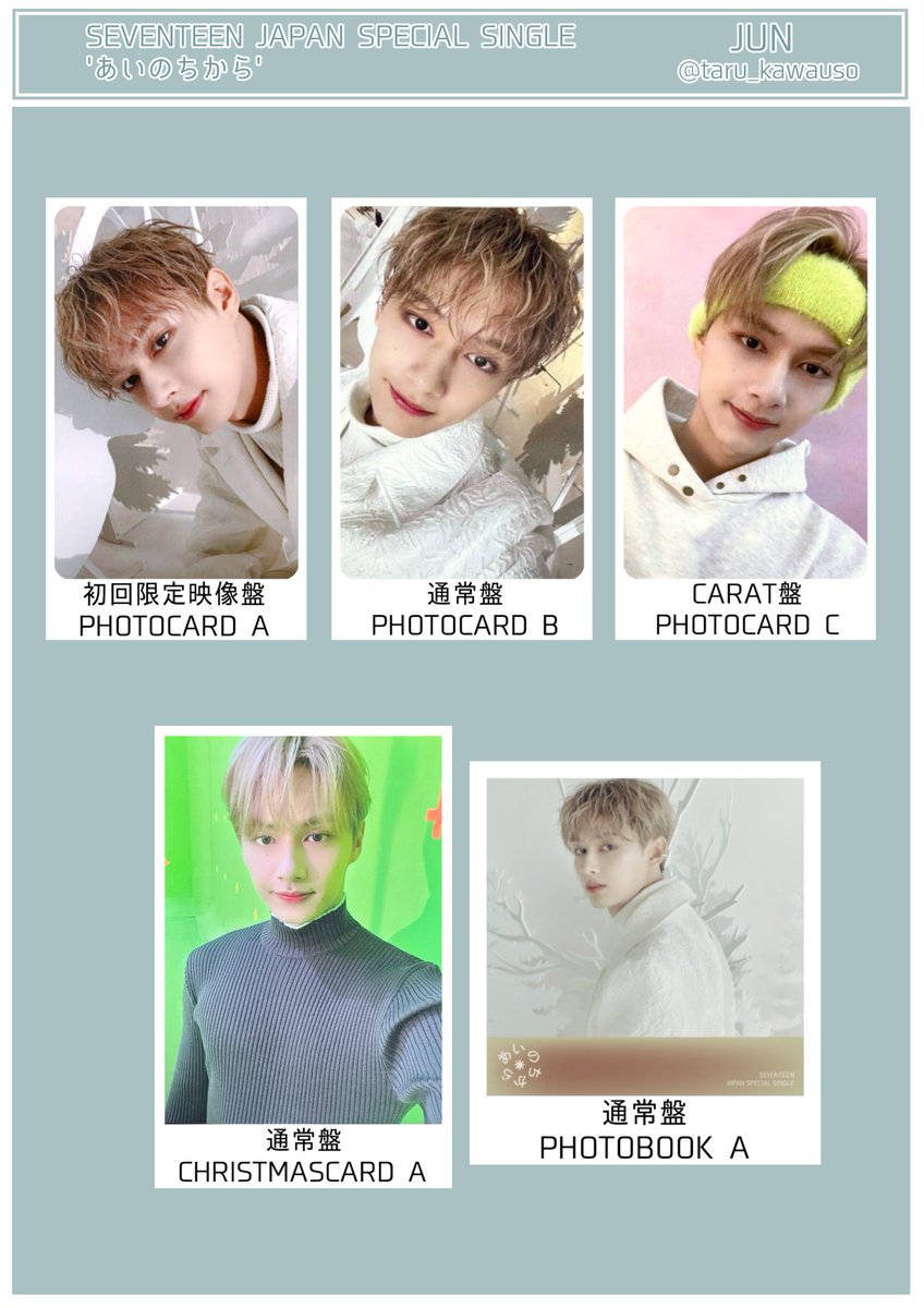 SEVENTEEN セブチ サノク Fear トレカ ジュン SEVENTEEN セブチ トレカ