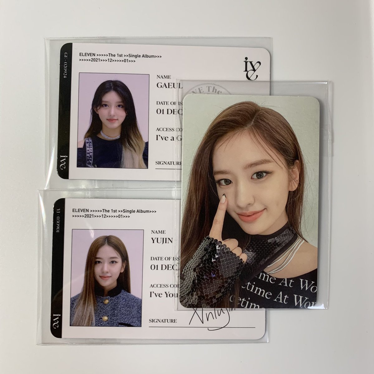 IVEウォニョン サイントレカ IVE ウォニョン 直筆サイン入 トレカ IVE