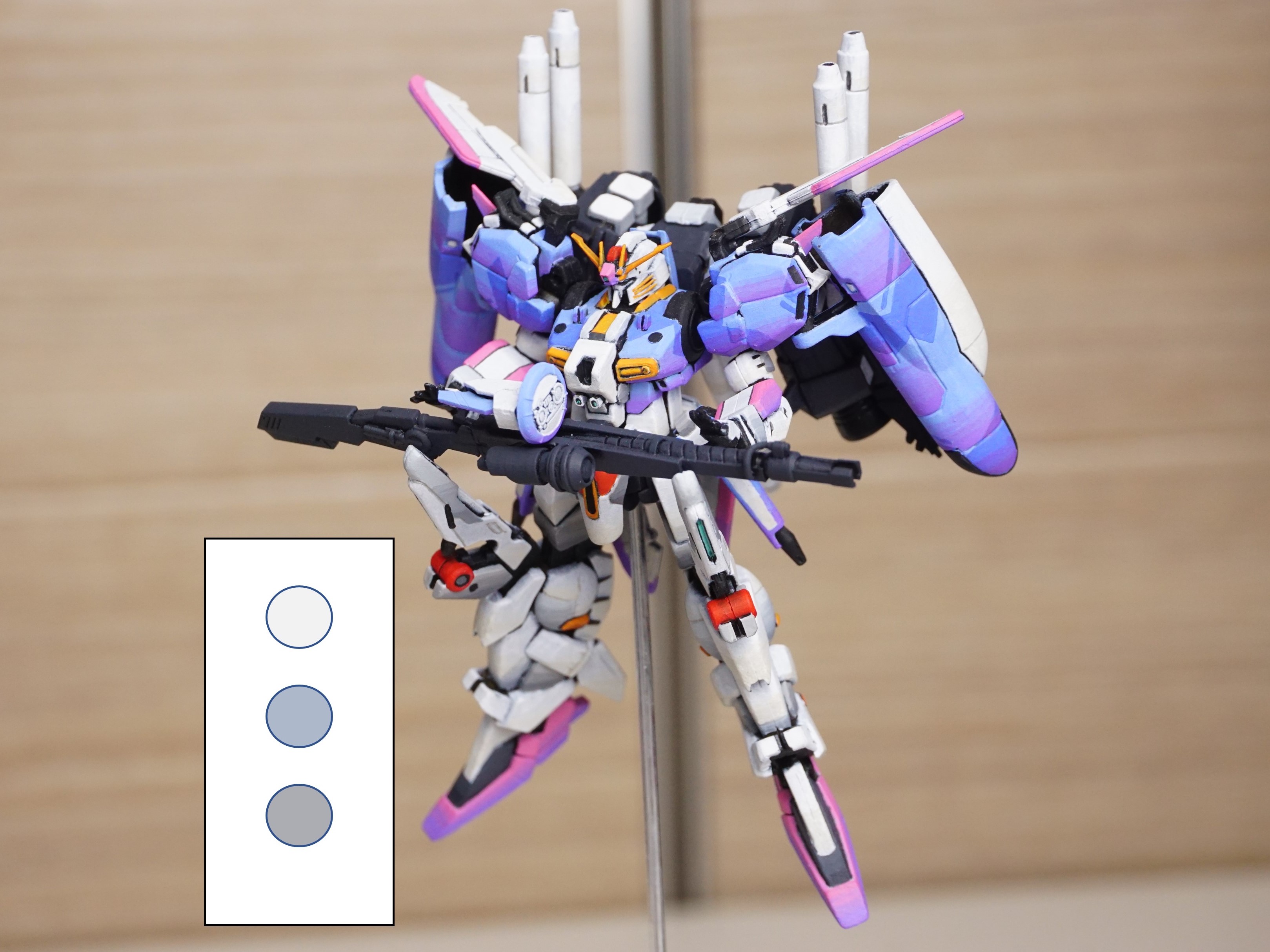 ガンダムアーティファクト Ex-Sガンダム 改修塗装済み完成品 ガンダム