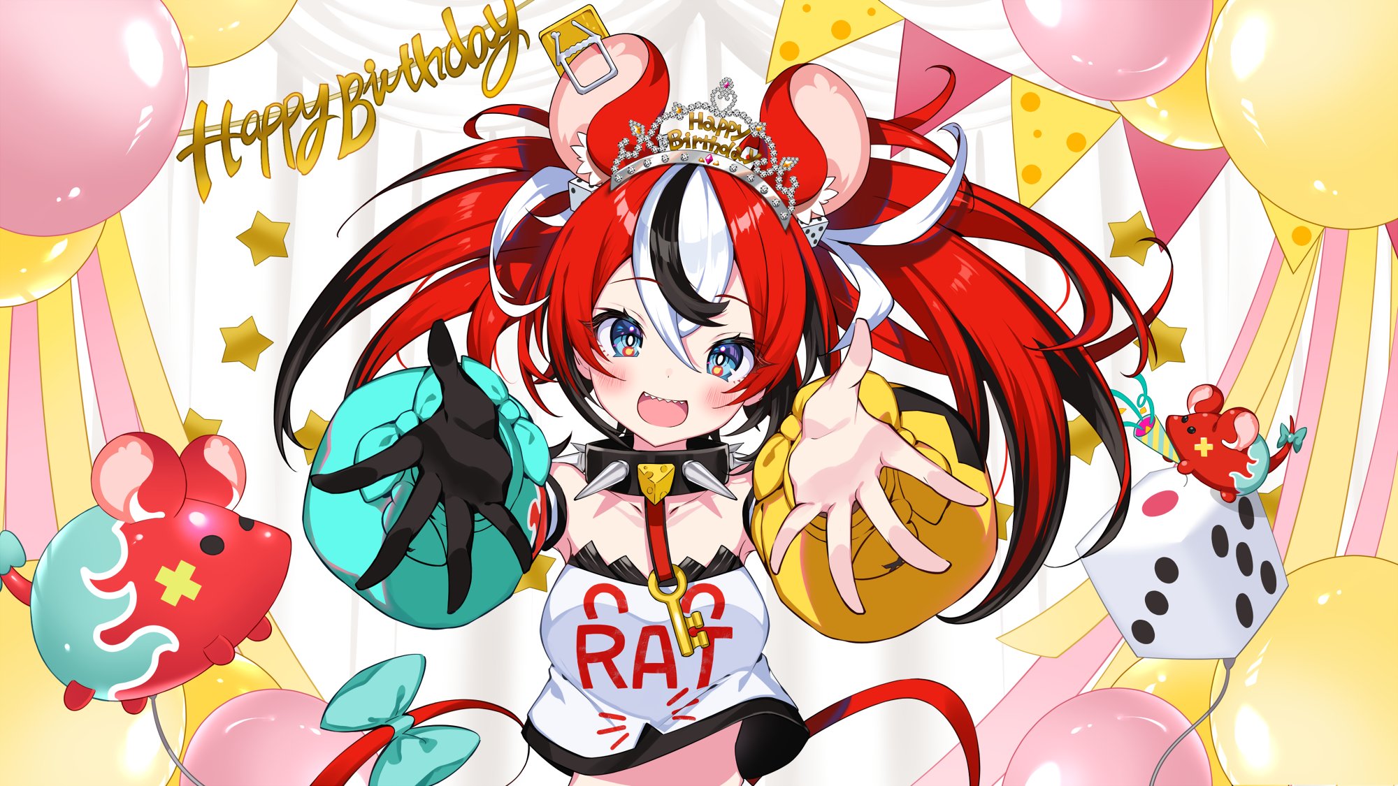 ホロライブ ハコスベールズ 誕生日2022 BOOM BOOM！！ラバーマット