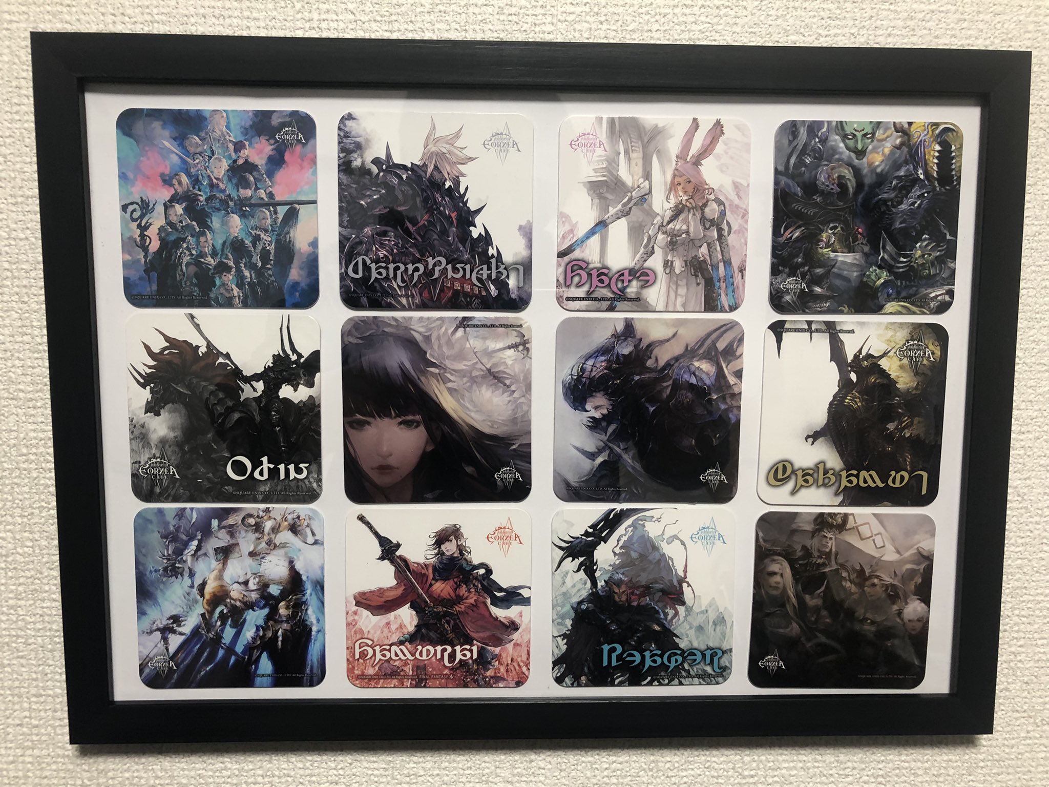 FF14/韓国カフェ/コースター/ ヤ・シュトラ・ルル ☆エオルゼアカフェ