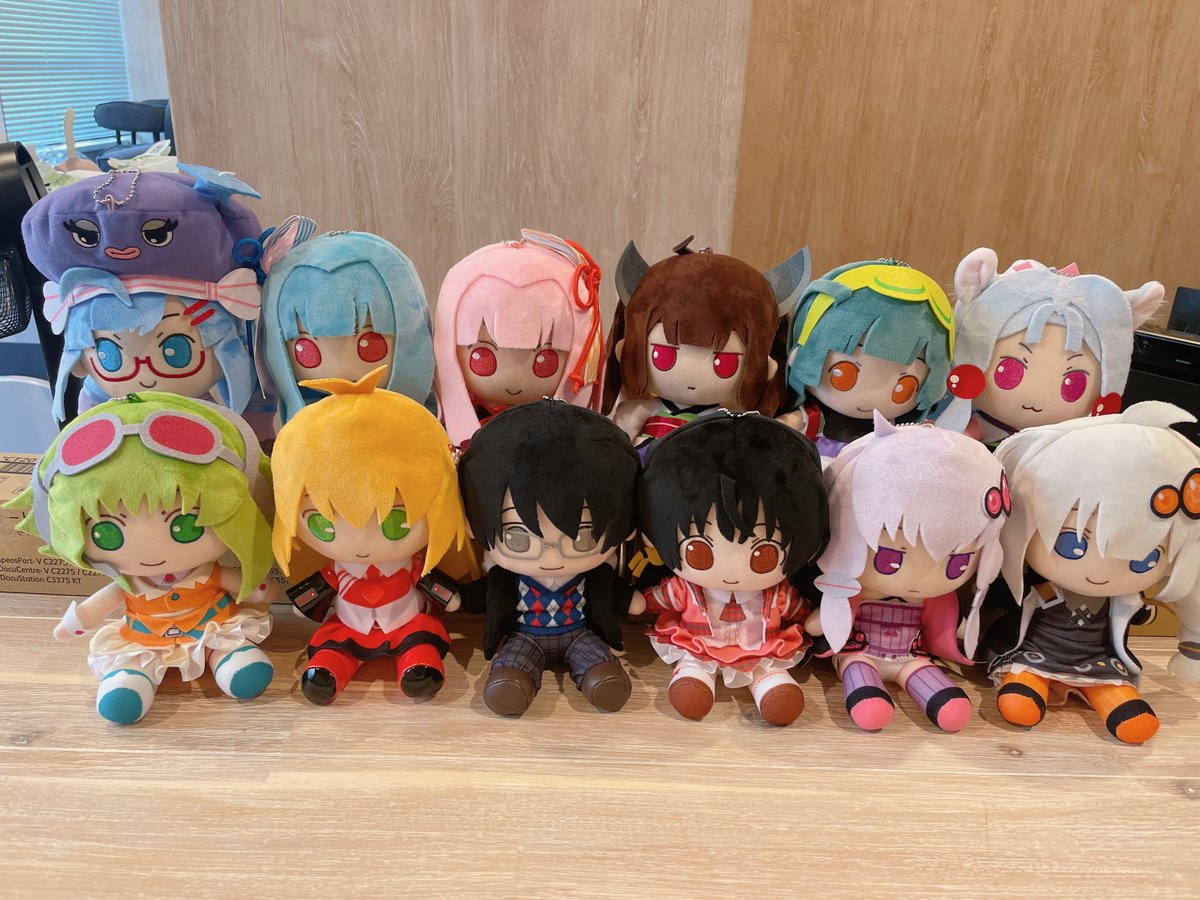 歌愛ユキ 氷山キヨテル おすわりぬいぐるみ 2種セット AHS ボイス