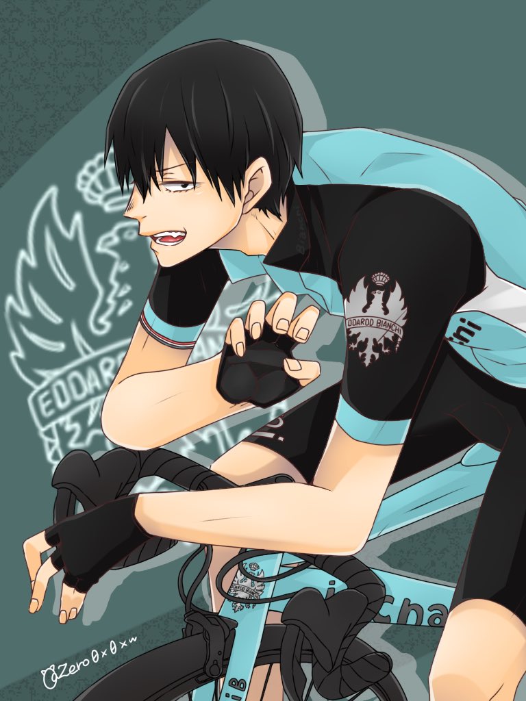 弱ペダの荒北さん。無性に描きたくなりました！ #イラスト #弱虫ペダル