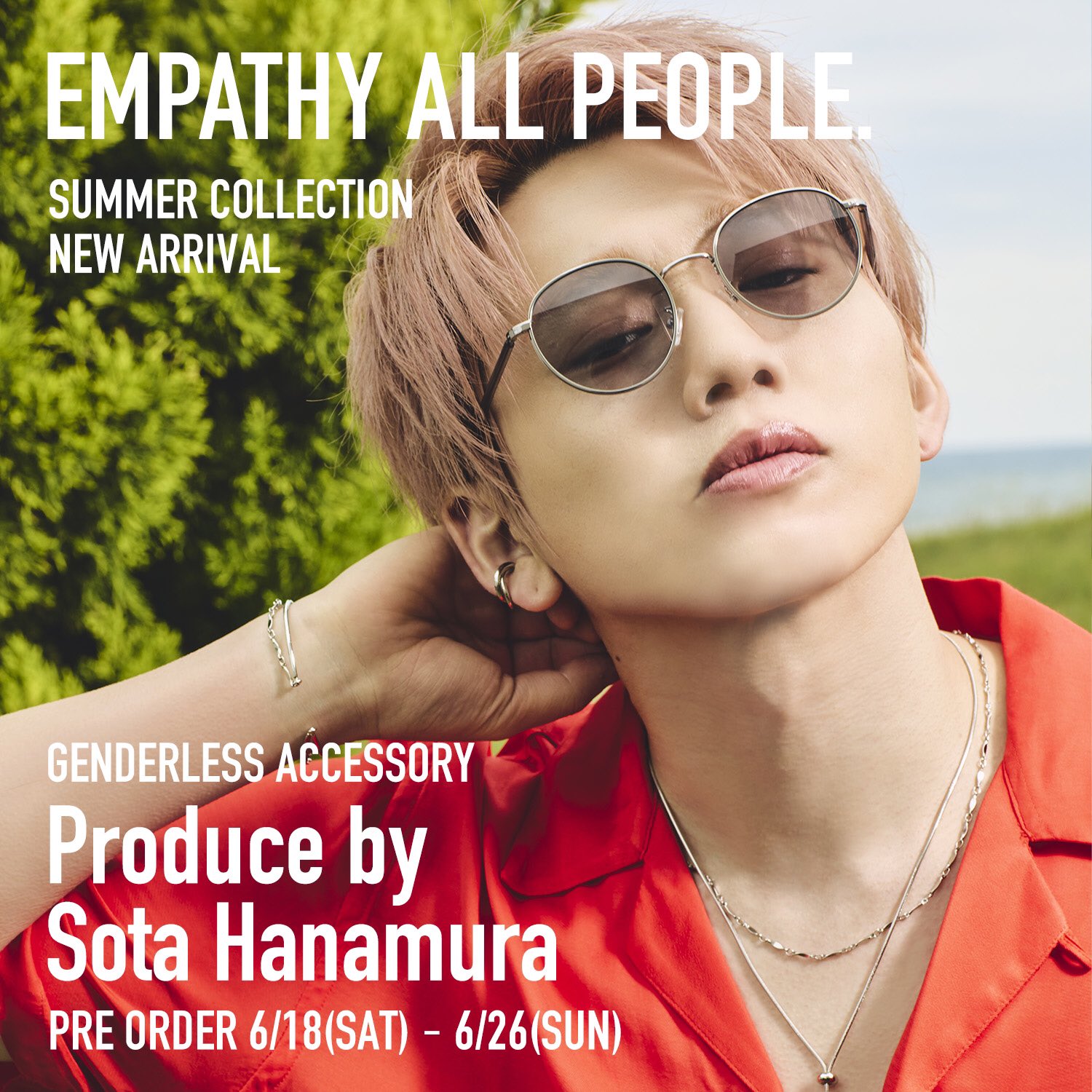 Da-iCE 花村想太 EMPATHY ALL PEOPLE ネックレス