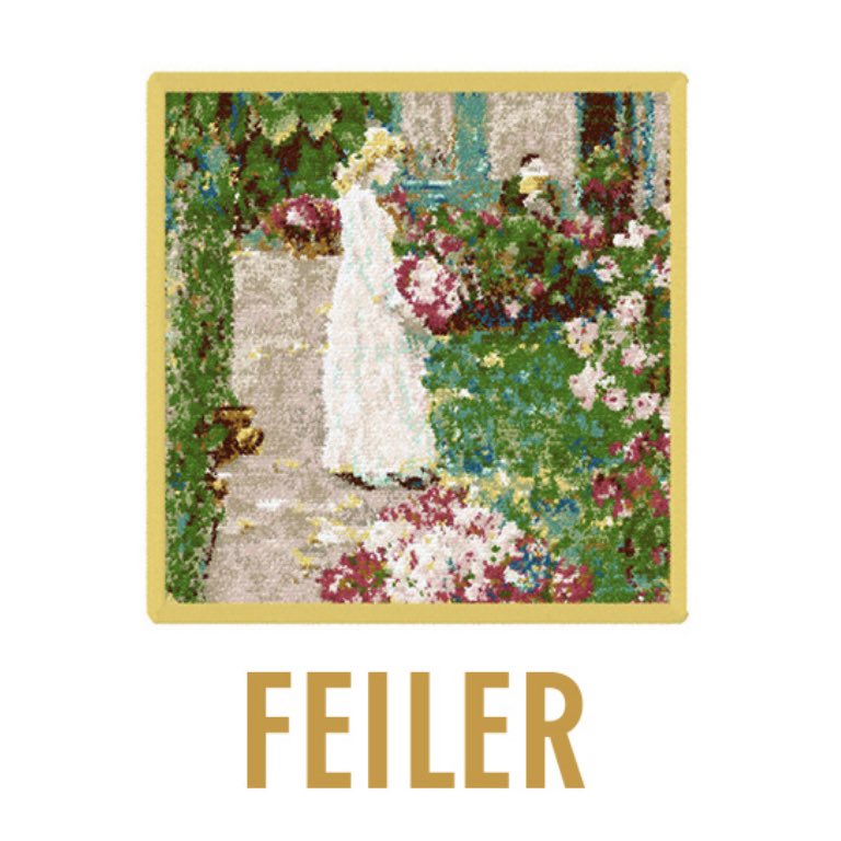 パッケージ付】オルセー美術館 印象派 フェイラー ハンカチ ピンク